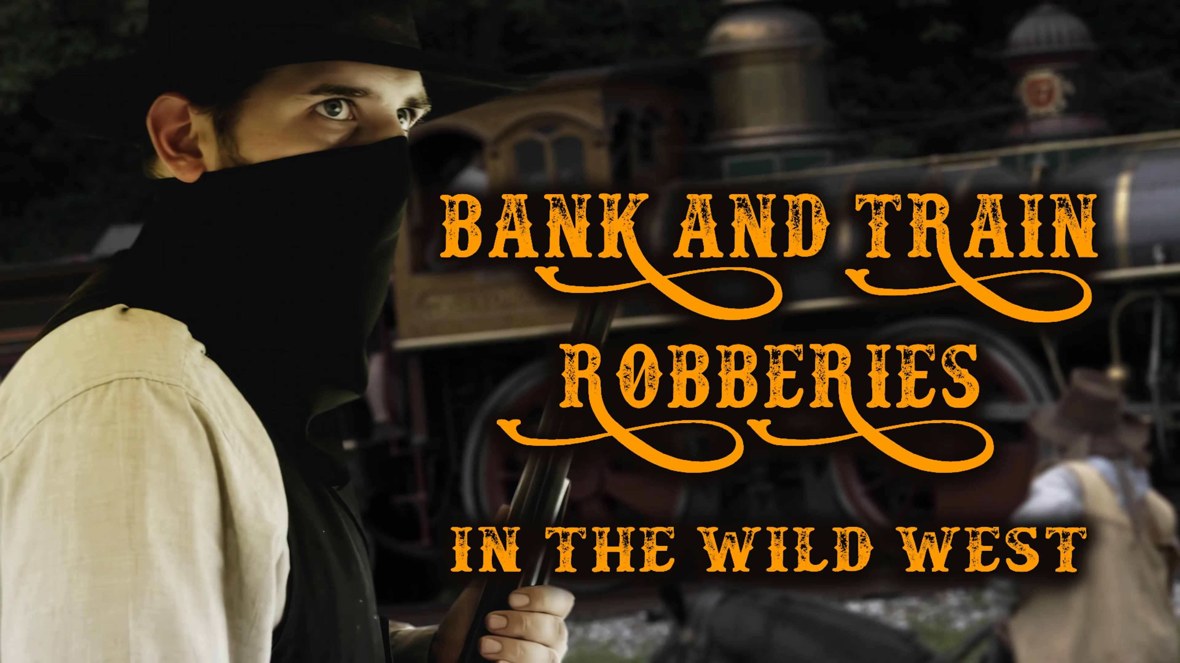 Bank and Train Robberies In The Wild West poster